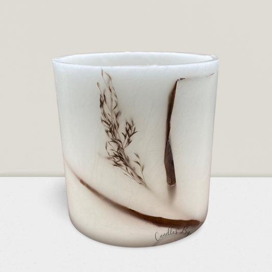 Windlicht siergras set