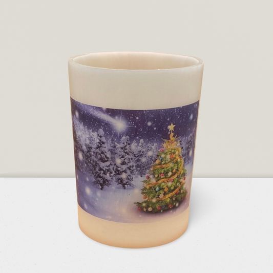 Windlicht kerst cilinder